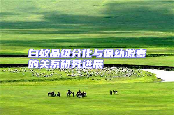 白蟻品級分化與保幼激素的關系研究進展
