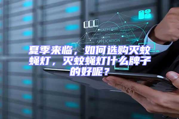 夏季來臨，如何選購滅蚊蠅燈，滅蚊蠅燈什么牌子的好呢？