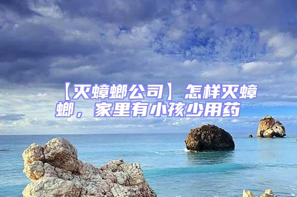 【滅蟑螂公司】怎樣滅蟑螂,家里有小孩少用藥