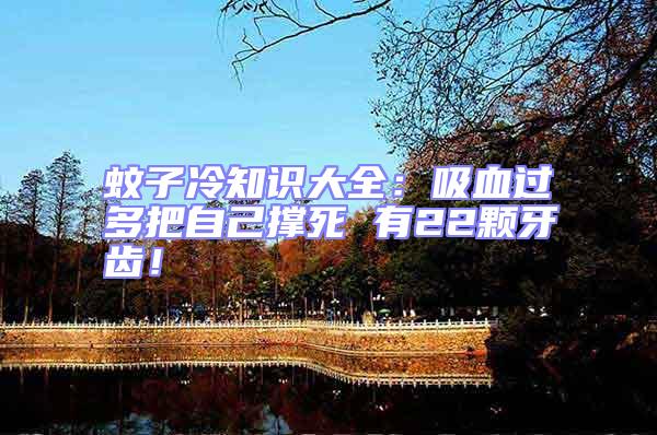 蚊子冷知識(shí)大全：吸血過多把自己撐死 有22顆牙齒！