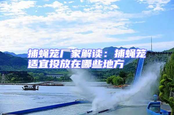 捕蠅籠廠家解讀：捕蠅籠適宜投放在哪些地方