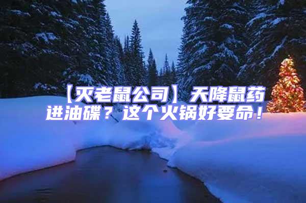 【滅老鼠公司】天降鼠藥進(jìn)油碟?這個火鍋好要命!