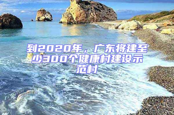 到2020年，廣東將建至少300個健康村建設示范村