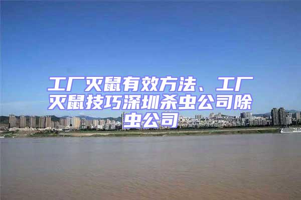 工廠滅鼠有效方法、工廠滅鼠技巧深圳殺蟲公司除蟲公司