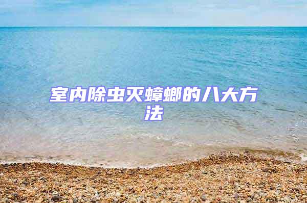 室內除蟲滅蟑螂的八大方法
