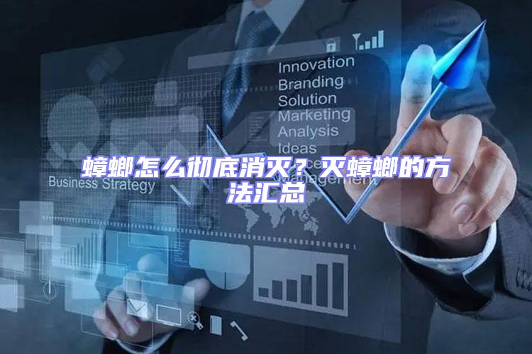 蟑螂怎么徹底消滅?滅蟑螂的方法匯總