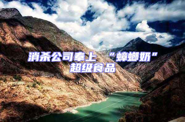 消殺公司奉上 “蟑螂奶”超級(jí)食品