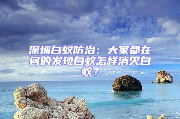 深圳白蟻防治：大家都在問(wèn)的發(fā)現(xiàn)白蟻怎樣消滅白蟻？