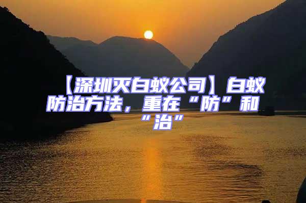 【深圳滅白蟻公司】白蟻防治方法，重在“防”和“治”