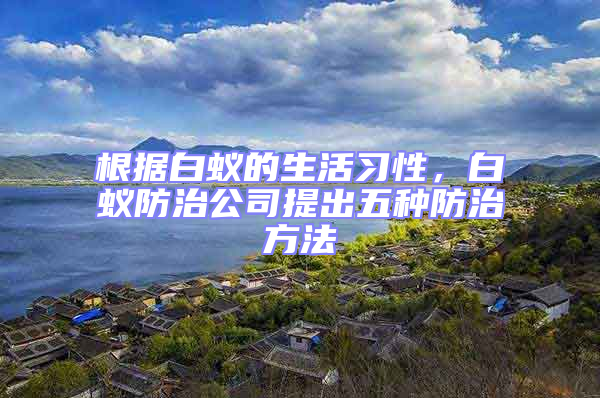 根據白蟻的生活習性,白蟻防治公司提出五種防治方法