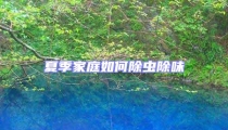 夏季家庭如何除蟲除味