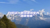 白蟻站：很多建筑室內(nèi)“溫暖如春”