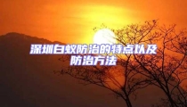 深圳白蟻防治的特點以及防治方法