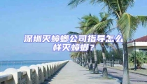 深圳滅蟑螂公司指導怎么樣滅蟑螂？