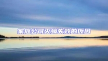 家庭公司滅蟑失敗的原因